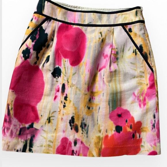 Anthropologie Tabitha Skirt Watercolor Size 0 - Picture 1 of 9